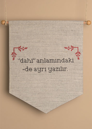 dahi anlamindaki de